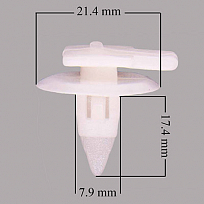 Клипса SKYWAY TOYOTA 048 для обшивки двери (min25)